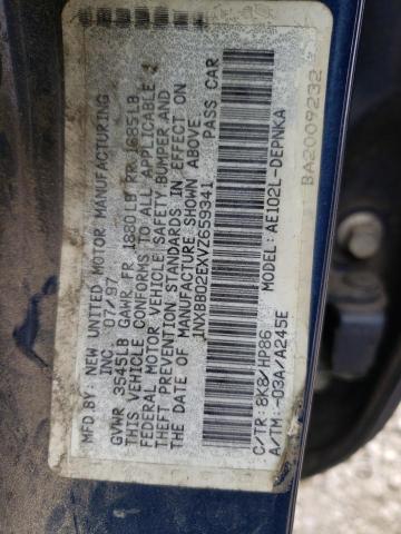 Photo 10 from auction – 1997 TOYOTA COROLLA DX with VIN 1NXBB02EXVZ659341