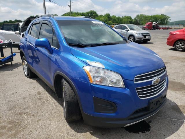 CHEVROLET TRAX 1LT 2016 with VIN KL7CJLSB3GB592158 - Photo from auction