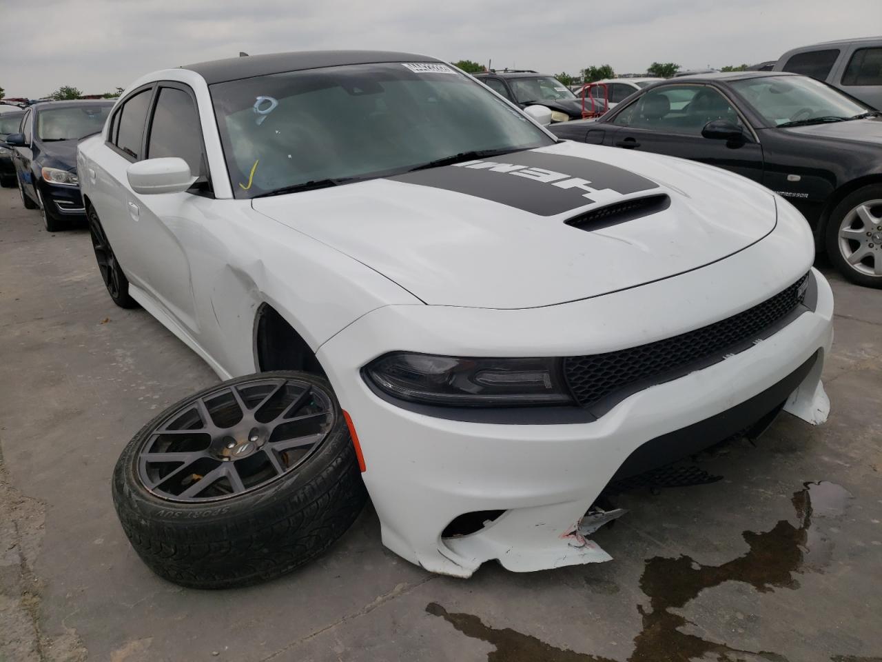 DODGE CHARGER R/ 2018 with VIN 2C3CDXCT0JH186009 - Photo from auction