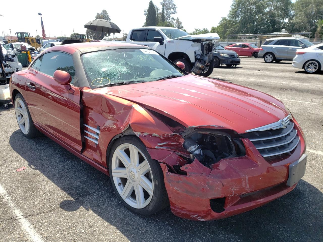 CHRYSLER CROSSFIRE 2005 with VIN 1C3AN69L15X025708 - Photo from auction
