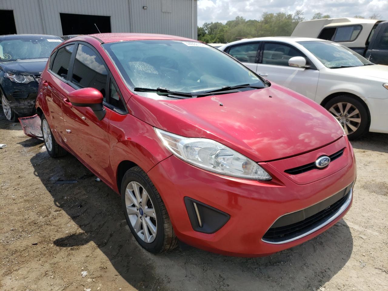 FORD FIESTA SE 2012 with VIN 3FADP4EJ6CM117384 - Photo from auction