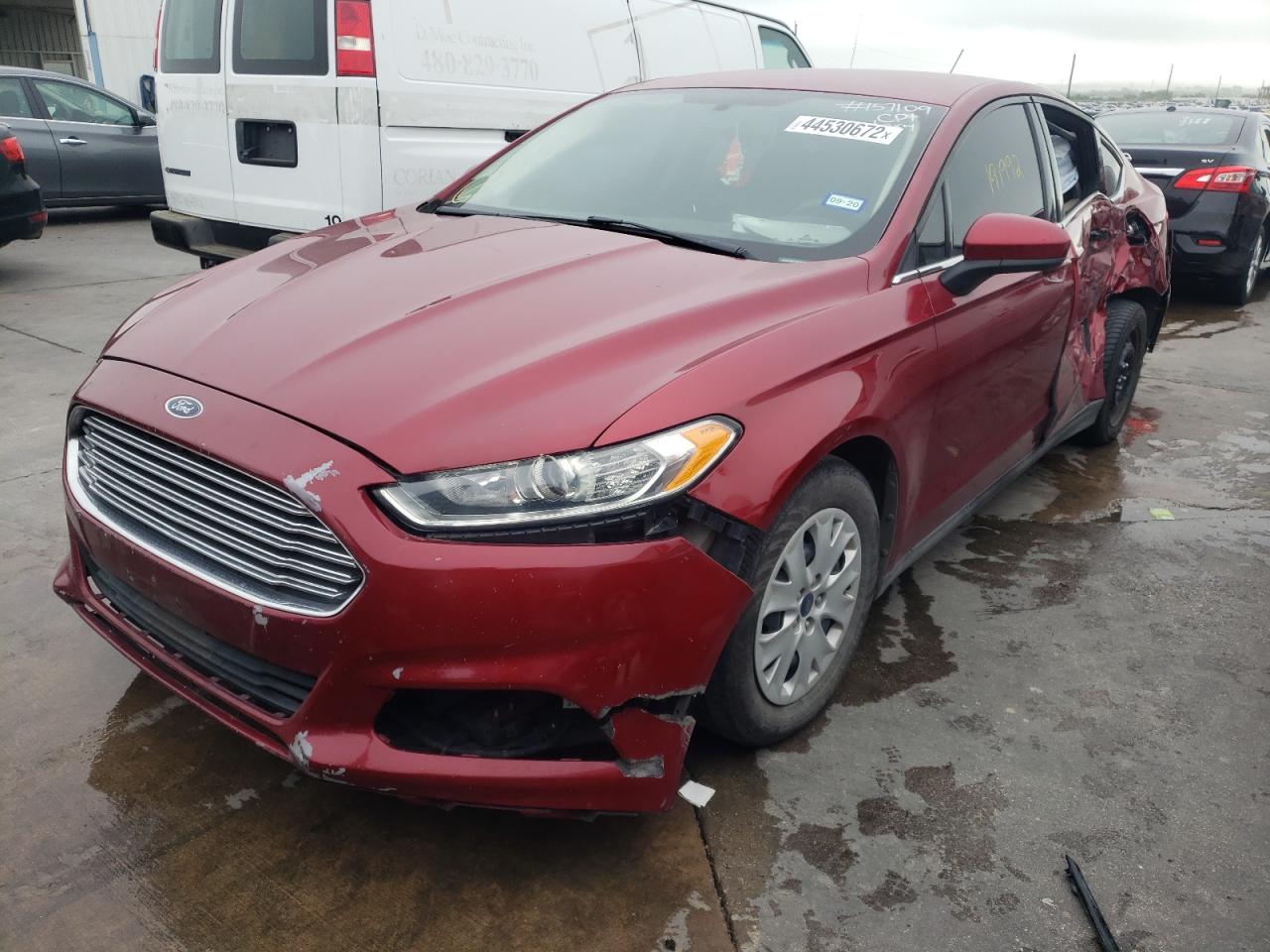 Photo 2 from auction – 2014 FORD FUSION S with VIN 3FA6P0G77ER157109