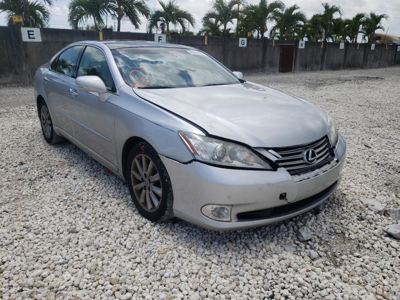 LEXUS ES 350 2012 with VIN JTHBK1EG6C2493902 - Photo from auction