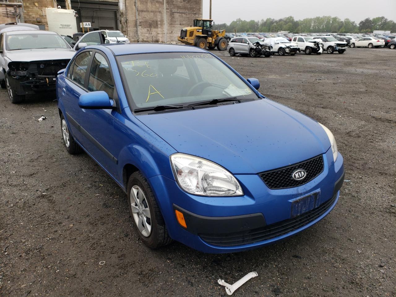 KIA RIO BASE 2008 with VIN KNADE123986421978 - Photo from auction