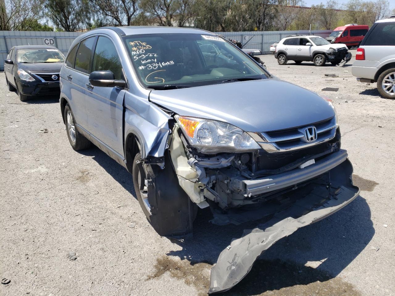 HONDA CR-V EX 2011 with VIN JHLRE3H51BC015864 - Photo from auction
