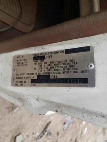 Photo 10 from auction – 1985 TOYOTA PICKUP XTR with VIN JT4RN56D9F0117312
