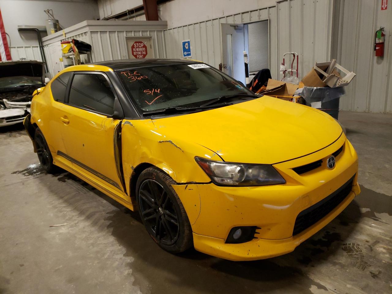 TOYOTA SCION TC 2012 with VIN JTKJF5C74C3028114 - Photo from auction