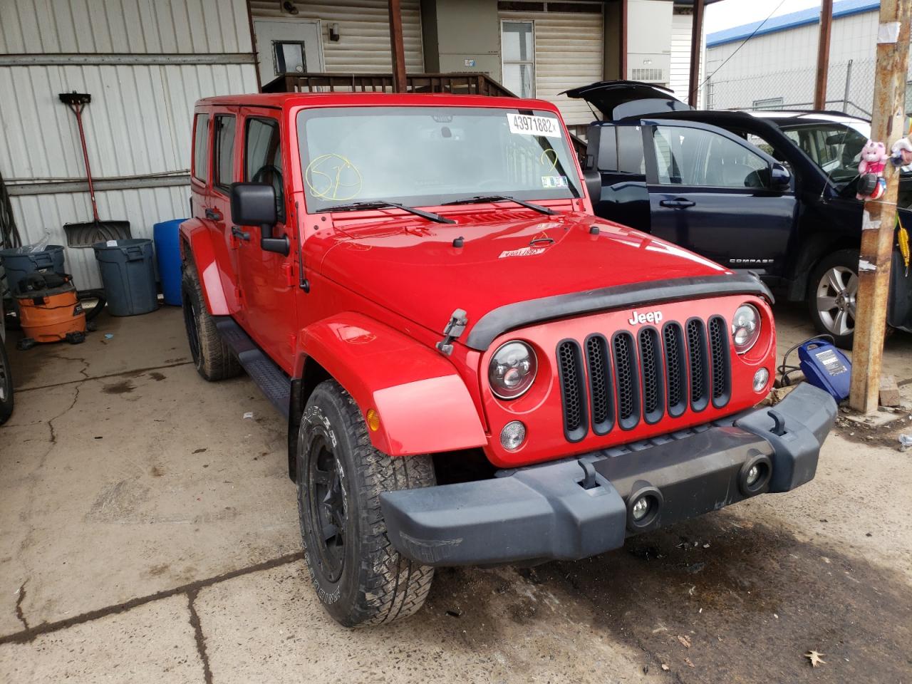 JEEP WRANGLER U 2014 with VIN 1C4BJWEG7EL266703 - Photo from auction