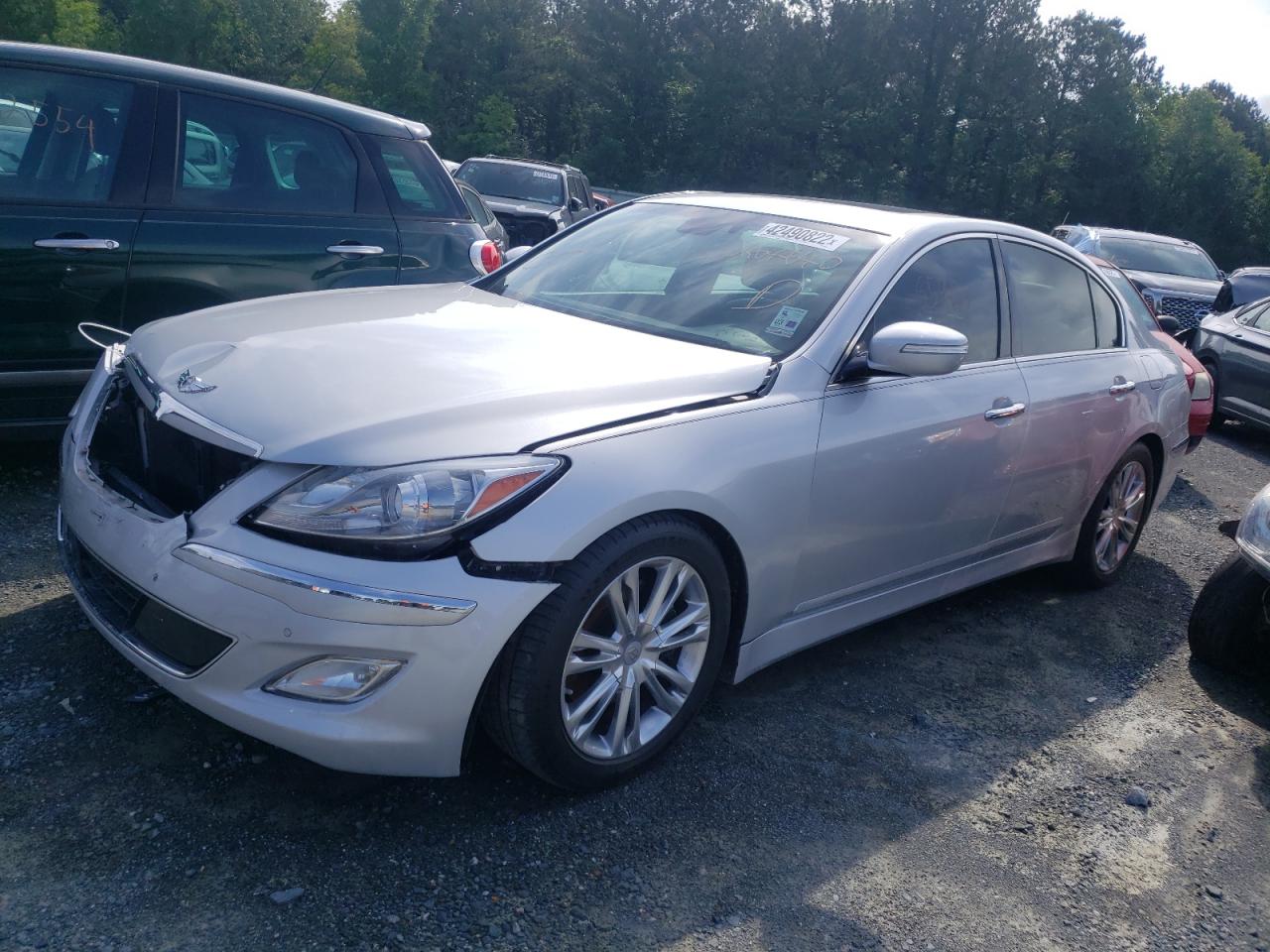 Photo 2 from auction – 2014 HYUNDAI GENESIS 3. with VIN KMHGC4DD8EU264640