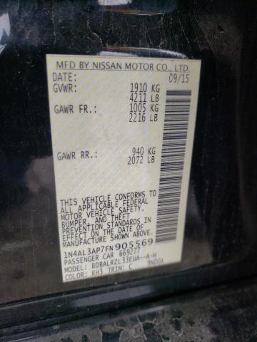 Photo 10 from auction – 2015 NISSAN ALTIMA 2.5 with VIN 1N4AL3AP7FN905569