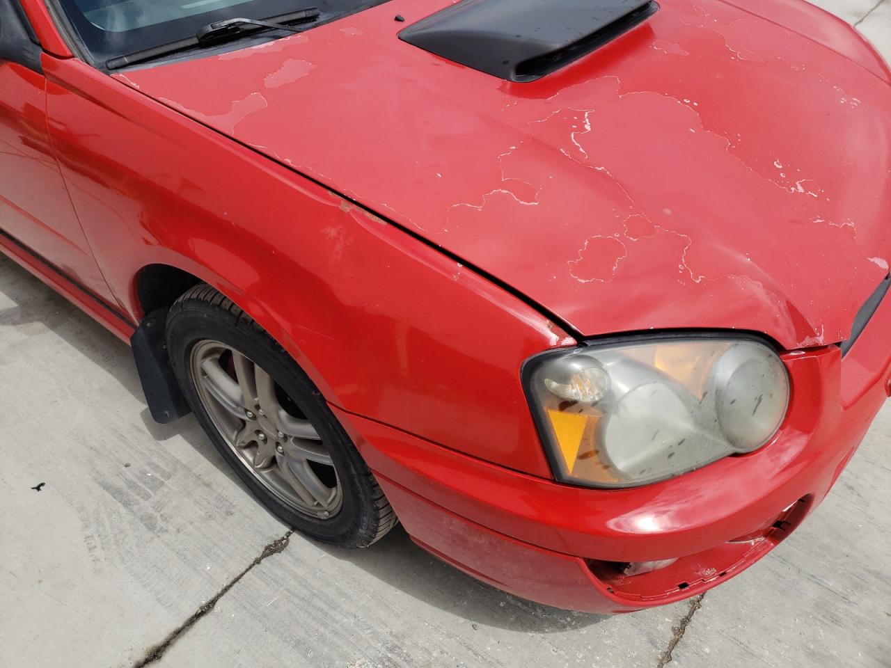 Photo 9 from auction – 2005 SUBARU IMPREZA with VIN JF1GG296X5G808650