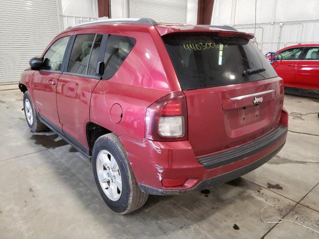 Photo 3 from auction – 2015 JEEP COMPASS SP with VIN 1C4NJCBA7FD413240
