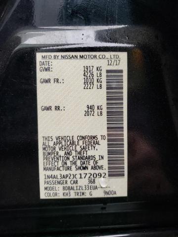 Photo 10 from auction – 2018 NISSAN ALTIMA 2.5 with VIN 1N4AL3AP2JC172092
