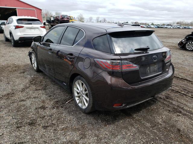 Photo 3 from auction – 2012 LEXUS CT 200 with VIN JTHKD5BH3C2067521