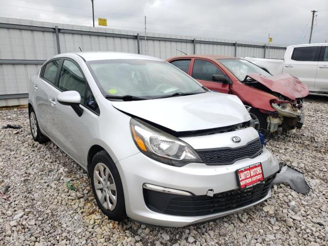 KIA RIO LX 2016 with VIN KNADM4A36G6647819 - Photo from auction