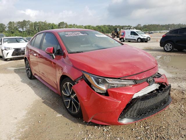 TOYOTA COROLLA LE 2020 with VIN 5YFEPRAE6LP023941 - Photo from auction