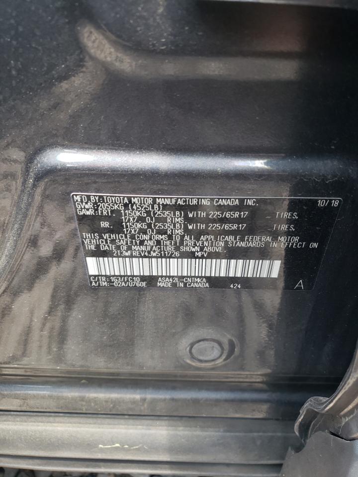 Photo 10 from auction – 2018 TOYOTA RAV4 ADVEN with VIN 2T3WFREV4JW511726