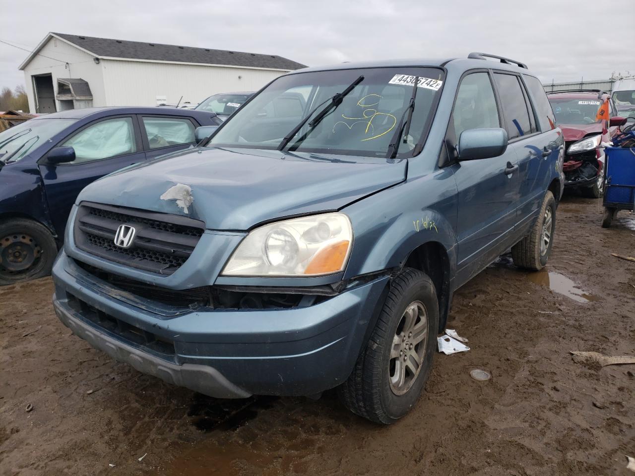 Photo 2 from auction – 2005 HONDA PILOT EX with VIN 5FNYF18485B057683