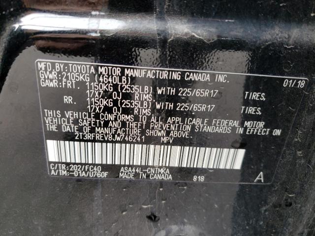 Photo 10 from auction – 2018 TOYOTA RAV4 ADVEN with VIN 2T3RFREV8JW746241