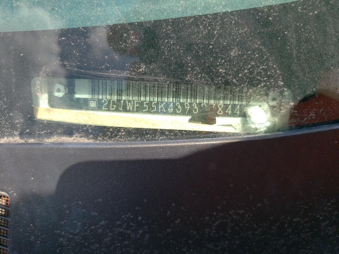 Photo 10 from auction – 2003 CHEVROLET IMPALA with VIN 2G1WF55K439327844