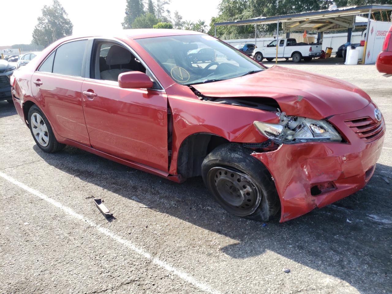 TOYOTA CAMRY CE 2007 with VIN 4T1BE46K67U134861 - Photo from auction