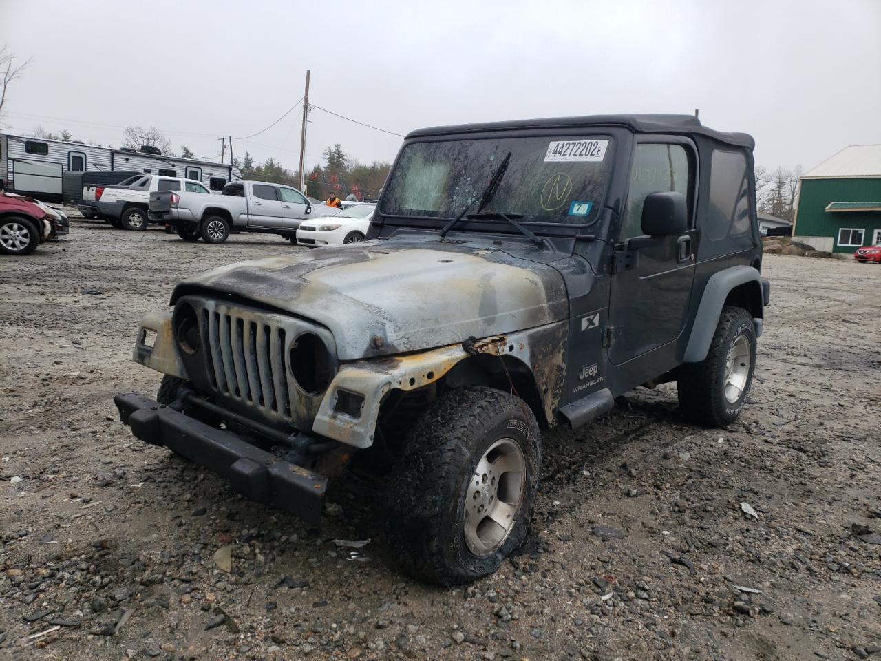 Photo 2 from auction – 2004 JEEP WRANGLER X with VIN 1J4FA39S04P785611