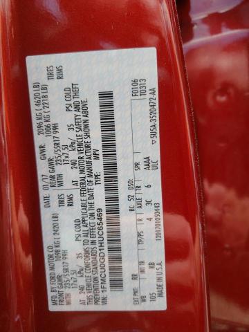 Photo 10 from auction – 2017 FORD ESCAPE SE with VIN 1FMCU0GD1HUC65469