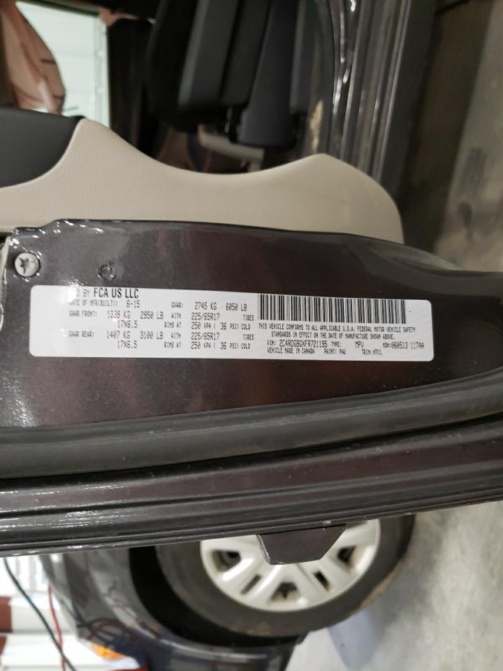 Photo 10 from auction – 2015 DODGE GRAND CARA with VIN 2C4RDGBGXFR721195