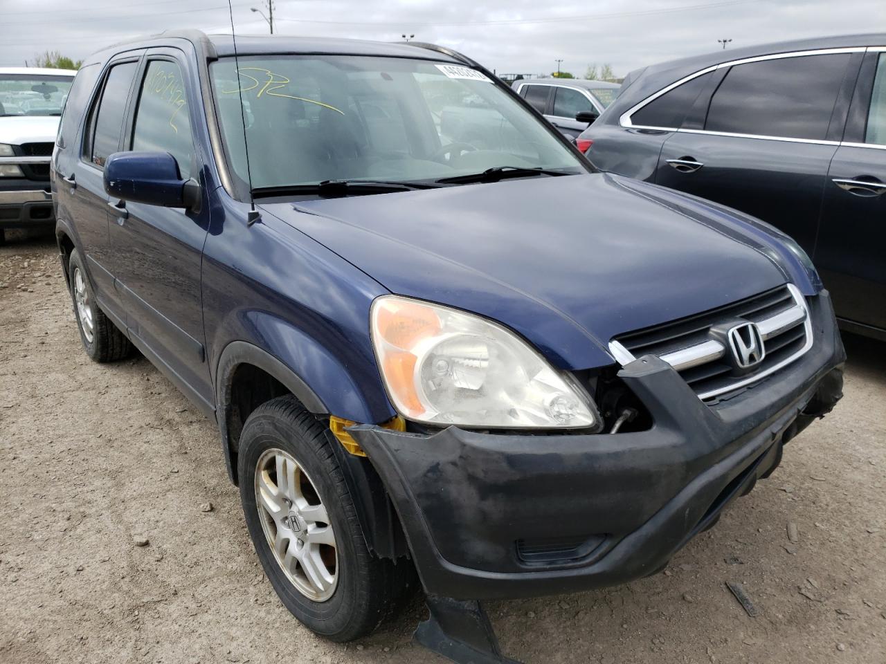 HONDA CR-V EX 2004 with VIN JHLRD78874C008621 - Photo from auction