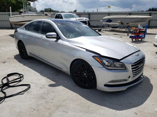GENESIS G80 2017 with VIN KMHGN4JE1HU184639 - Photo from auction