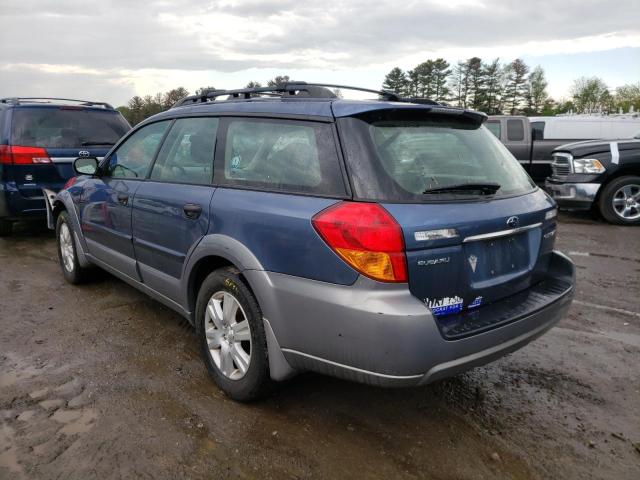 Photo 3 from auction – 2005 SUBARU LEGACY OUT with VIN 4S4BP61C257342687