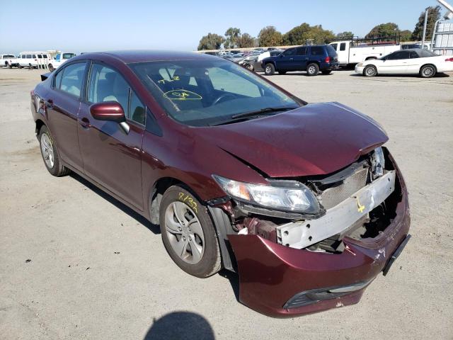 HONDA CIVIC LX 2015 with VIN 19XFB2F50FE703830 - Photo from auction