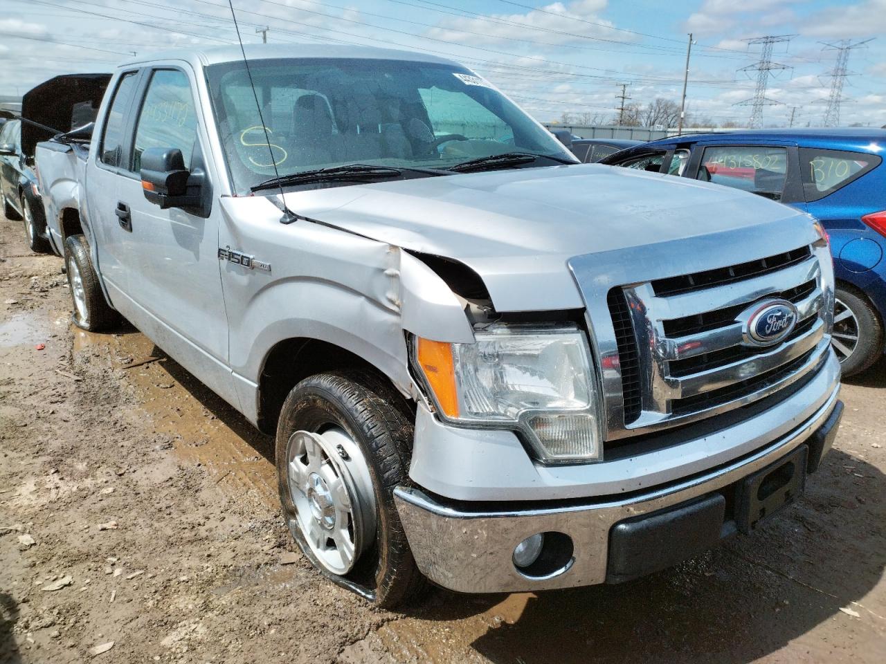 FORD F150 SUPER 2010 with VIN 1FTEX1C8XAFD44300 - Photo from auction