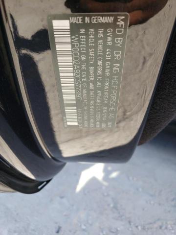 Photo 10 from auction – 2012 PORSCHE 911 TURBO with VIN WP0CD2A92CS773197