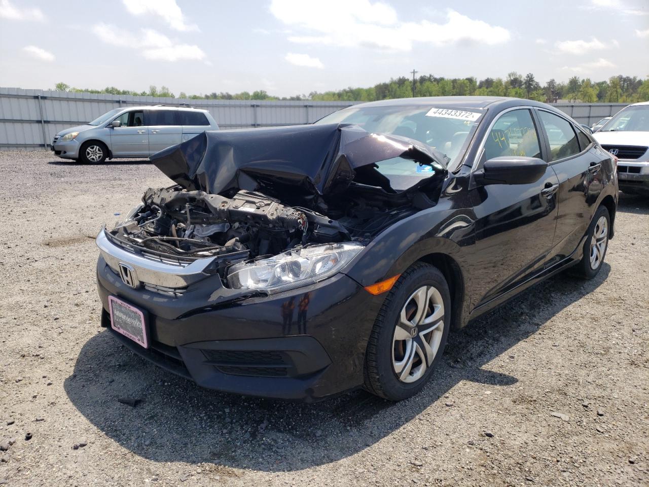 Photo 2 from auction – 2016 HONDA CIVIC LX with VIN 19XFC2F50GE240666