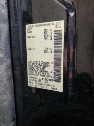 Photo 10 from auction – 2016 NISSAN MAXIMA 3.5 with VIN 1N4AA6AP1GC418789