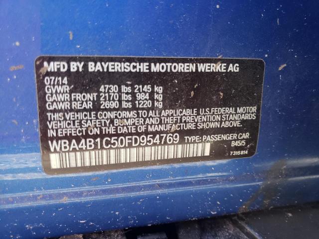 BMW 435 I GRAN 2015 with VIN WBA4B1C50FD954769 - Photo from auction