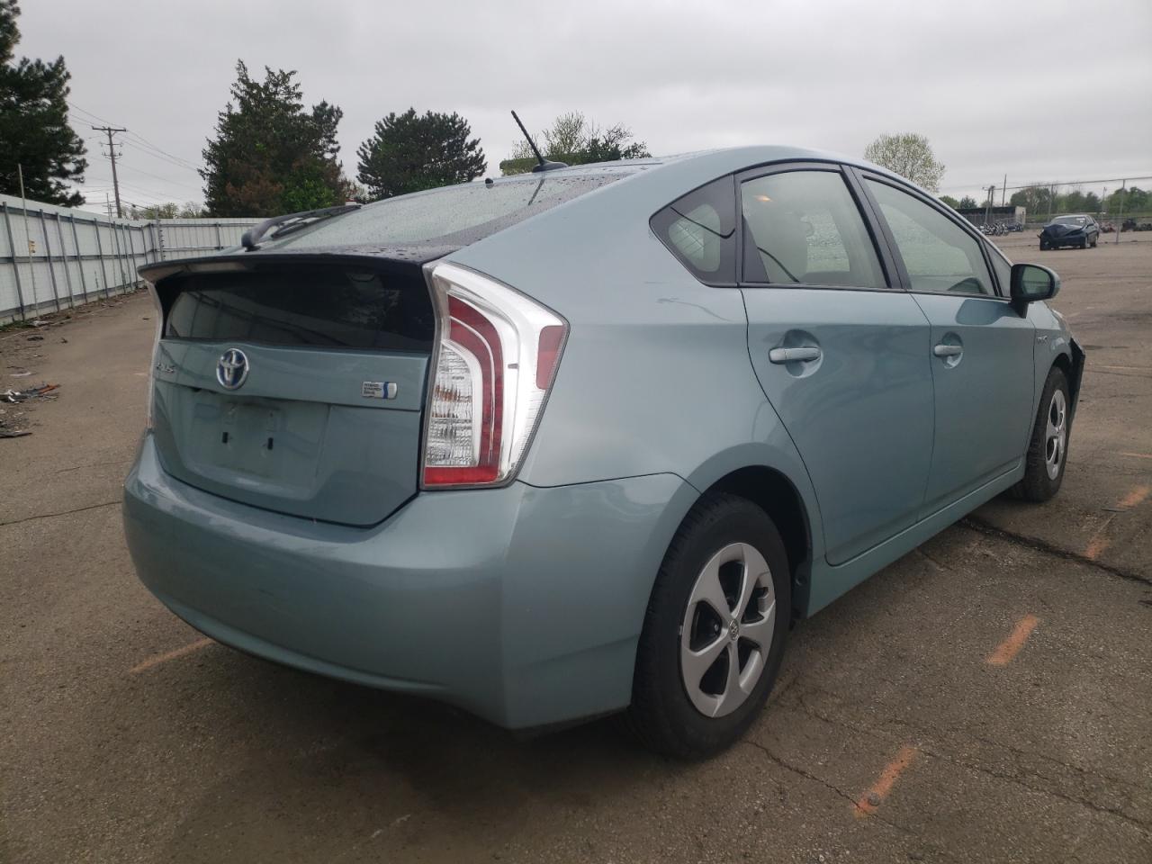Photo 4 from auction – 2013 TOYOTA PRIUS with VIN JTDKN3DU9D1621813