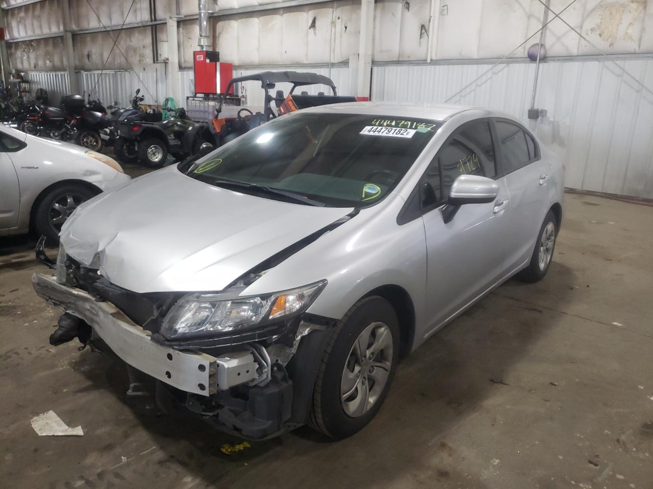 Photo 2 from auction – 2015 HONDA CIVIC LX with VIN 19XFB2F56FE277836