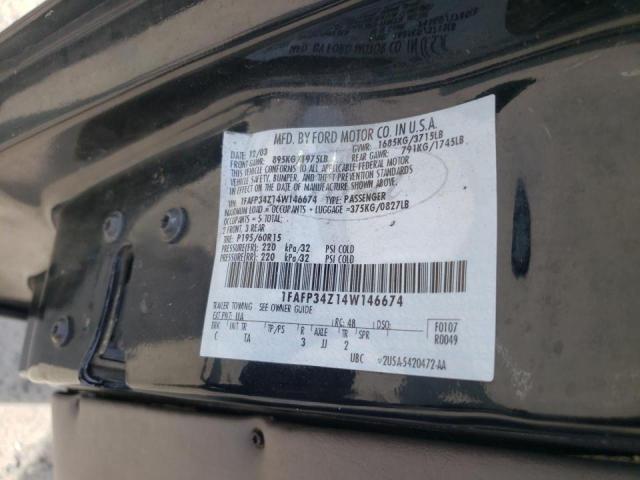 Photo 10 from auction – 2004 FORD FOCUS SE C with VIN 1FAFP34Z14W146674