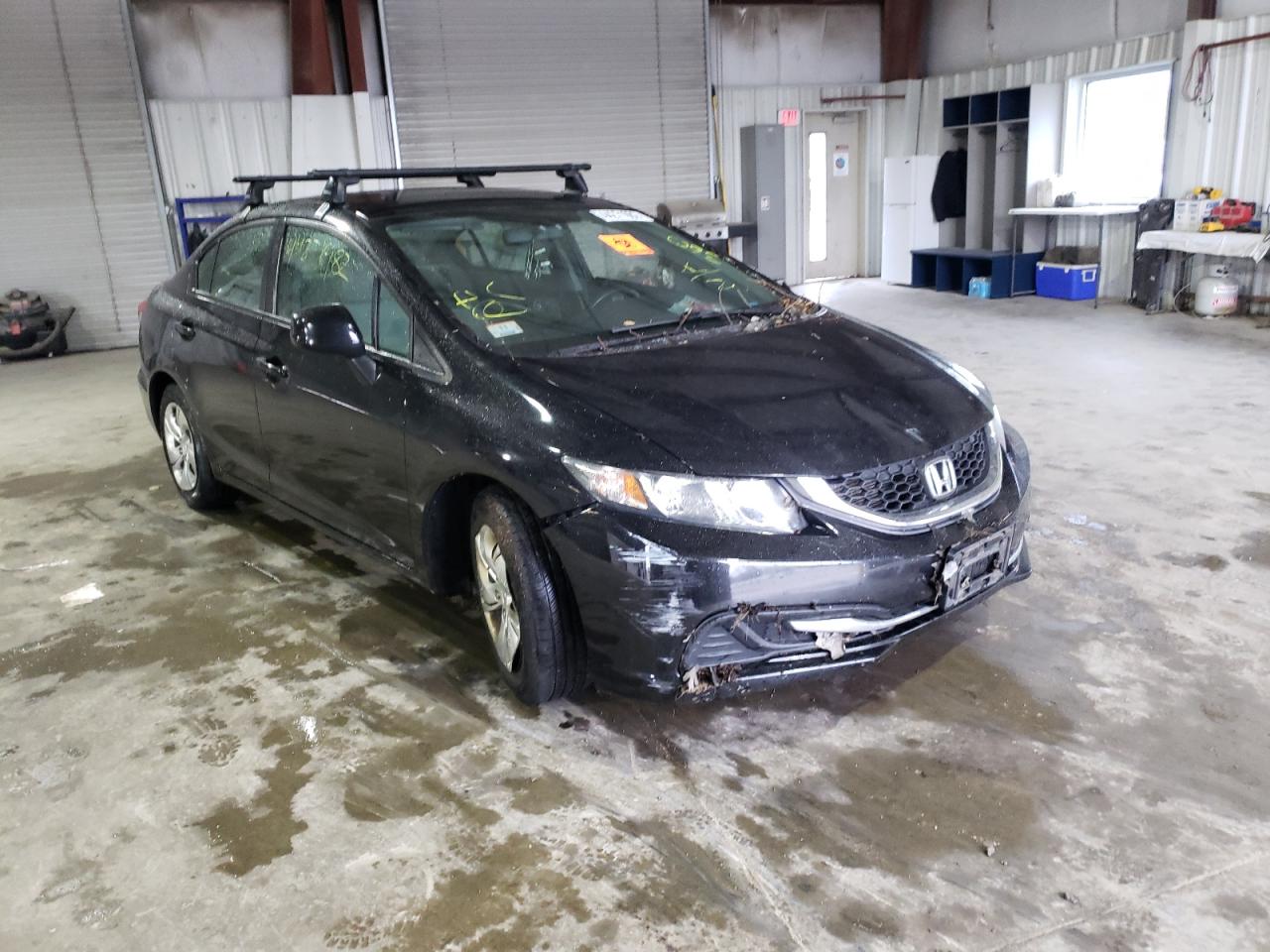 HONDA CIVIC LX 2013 with VIN 2HGFB2F5XDH550893 - Photo from auction