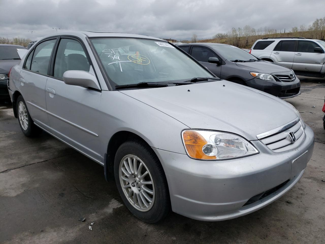 HONDA CIVIC 2002 with VIN JHMES26722S004055 - Photo from auction
