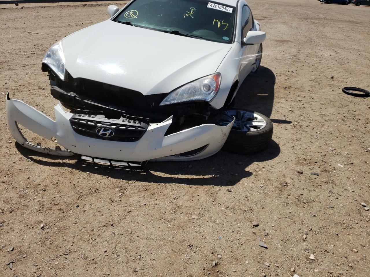 Photo 9 from auction – 2010 HYUNDAI GENESIS with VIN KMHHT6KD2AU035898