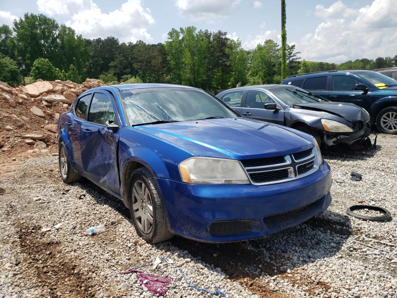 DODGE AVENGER SE 2013 con VIN 1C3CDZAB8DN771051 - Foto de la subasta