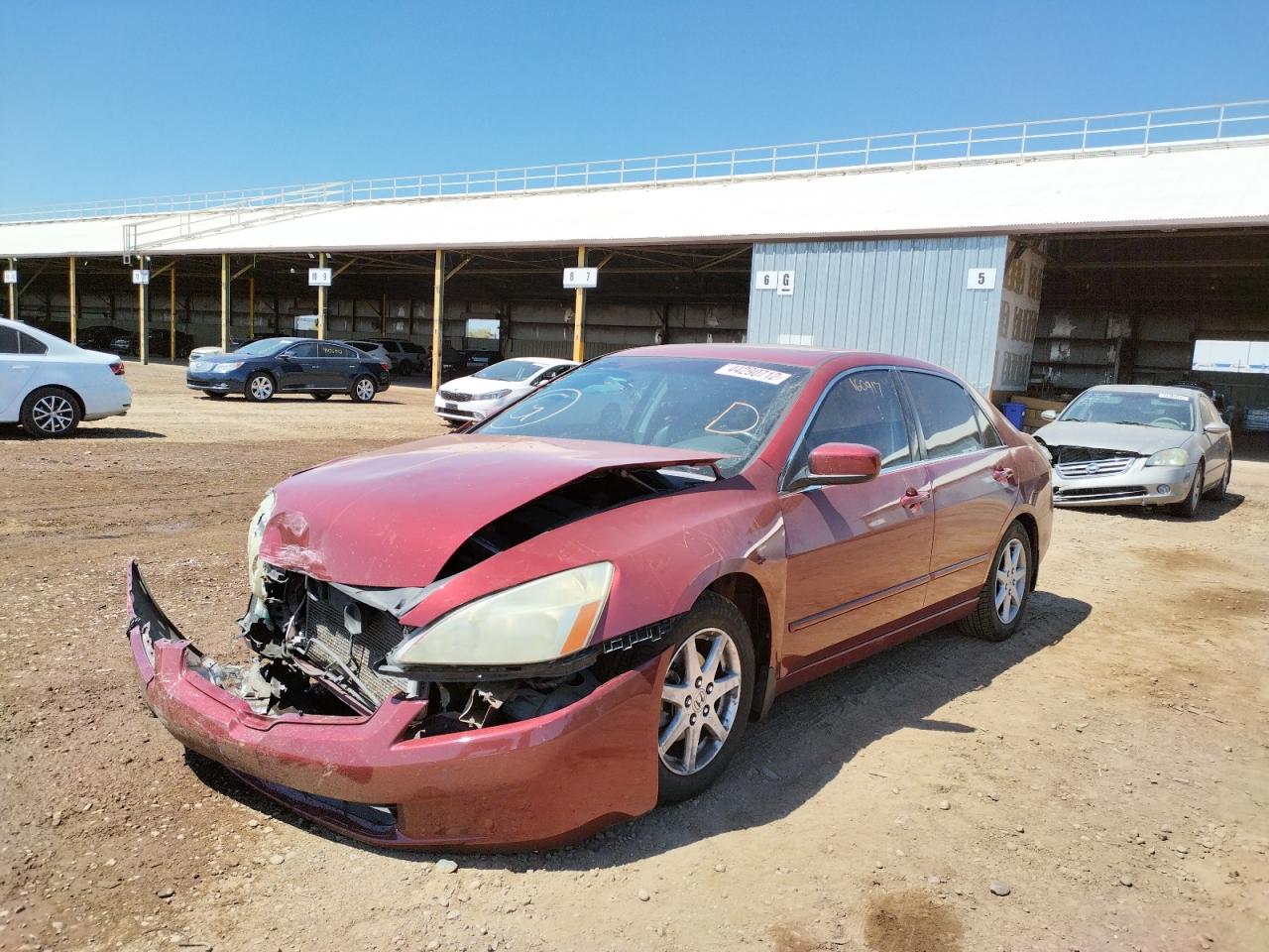 Photo 2 from auction – 2004 HONDA ACCORD EX with VIN 1HGCM66564A071874