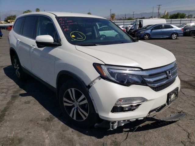 HONDA PILOT EX 2018 with VIN 5FNYF5H34JB014158 - Photo from auction