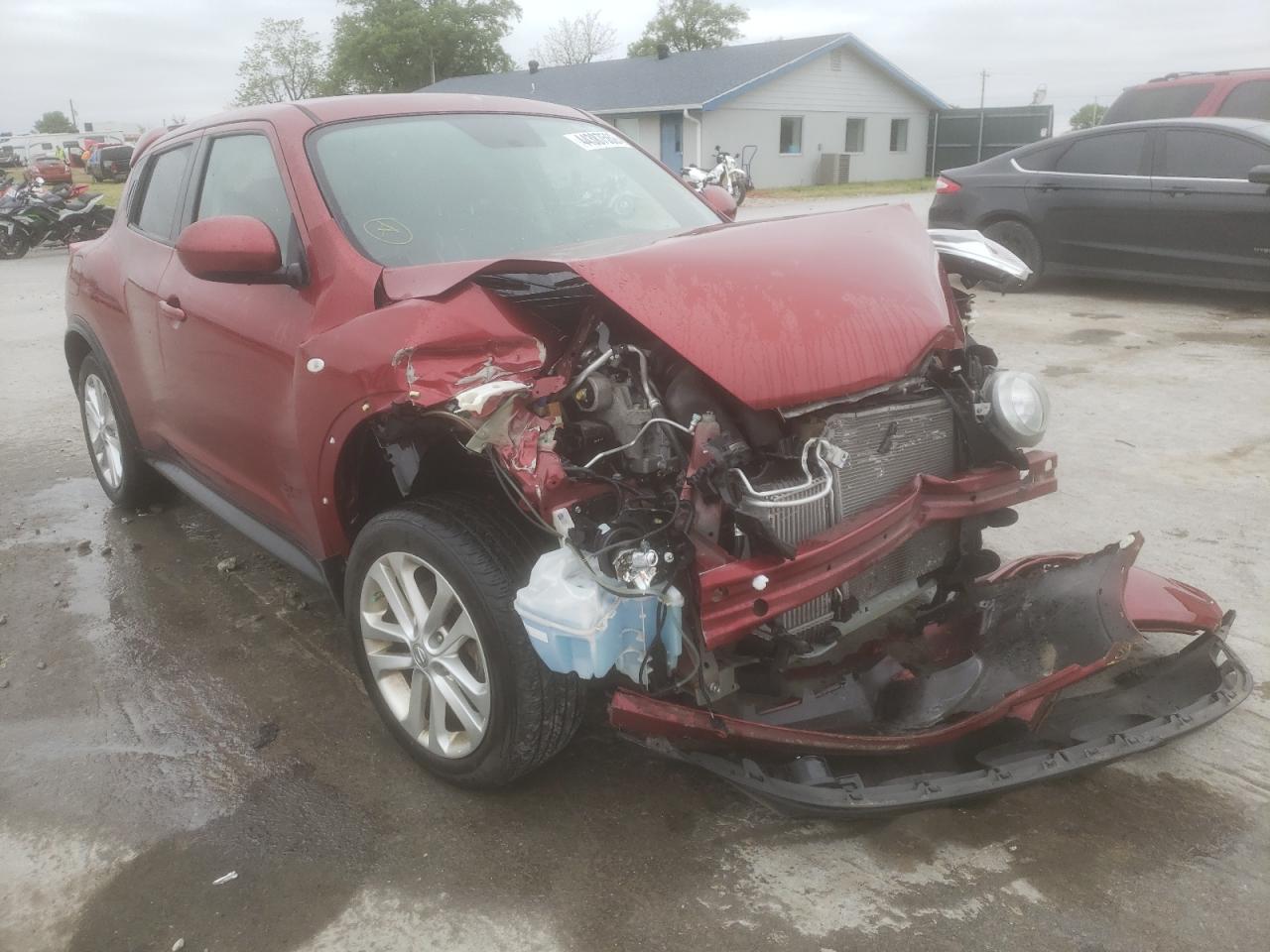 NISSAN JUKE S 2012 with VIN JN8AF5MR1CT117425 - Photo from auction