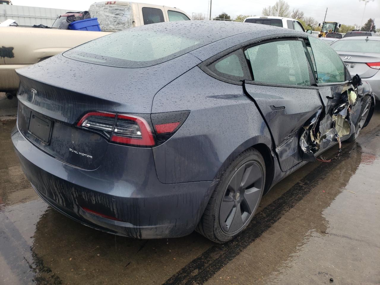 Photo 4 from auction – 2021 TESLA MODEL 3 with VIN 5YJ3E1EB2MF862075