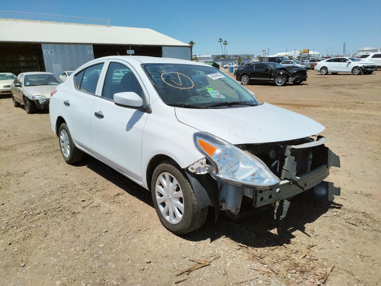 NISSAN VERSA S 2016 with VIN 3N1CN7AP3GL902063 - Photo from auction