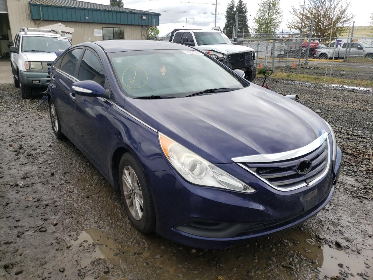 HYUNDAI SONATA GLS 2014 with VIN 5NPEB4AC2EH835754 - Photo from auction